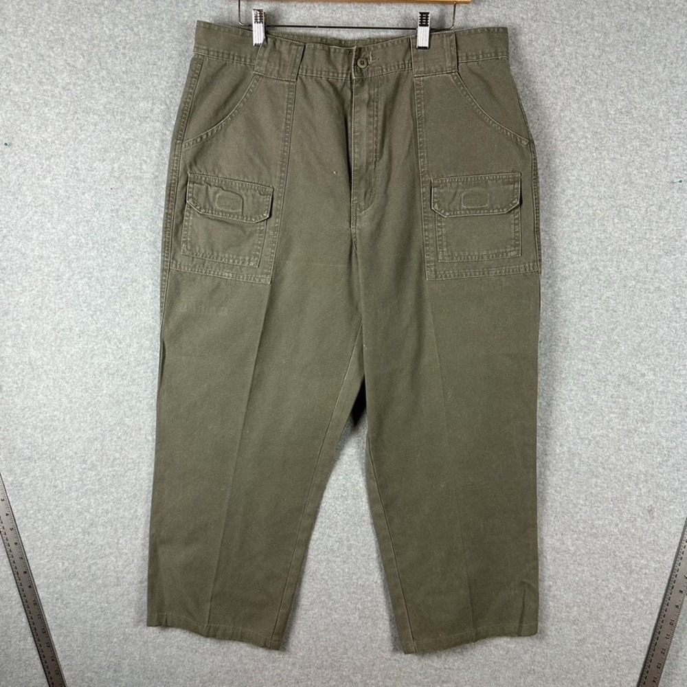 Cabela's‎ 7 Pocket Hiker Pants Men's 36x25 Olive Cargo Utility